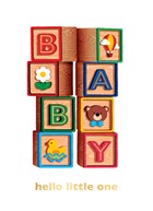 Geboorte felicitatie folio baby blokken